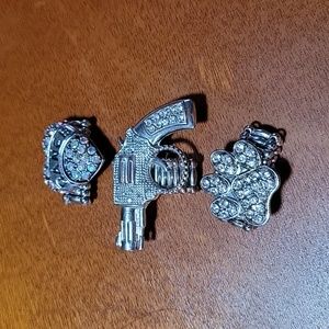 3 rings with stretchy bands